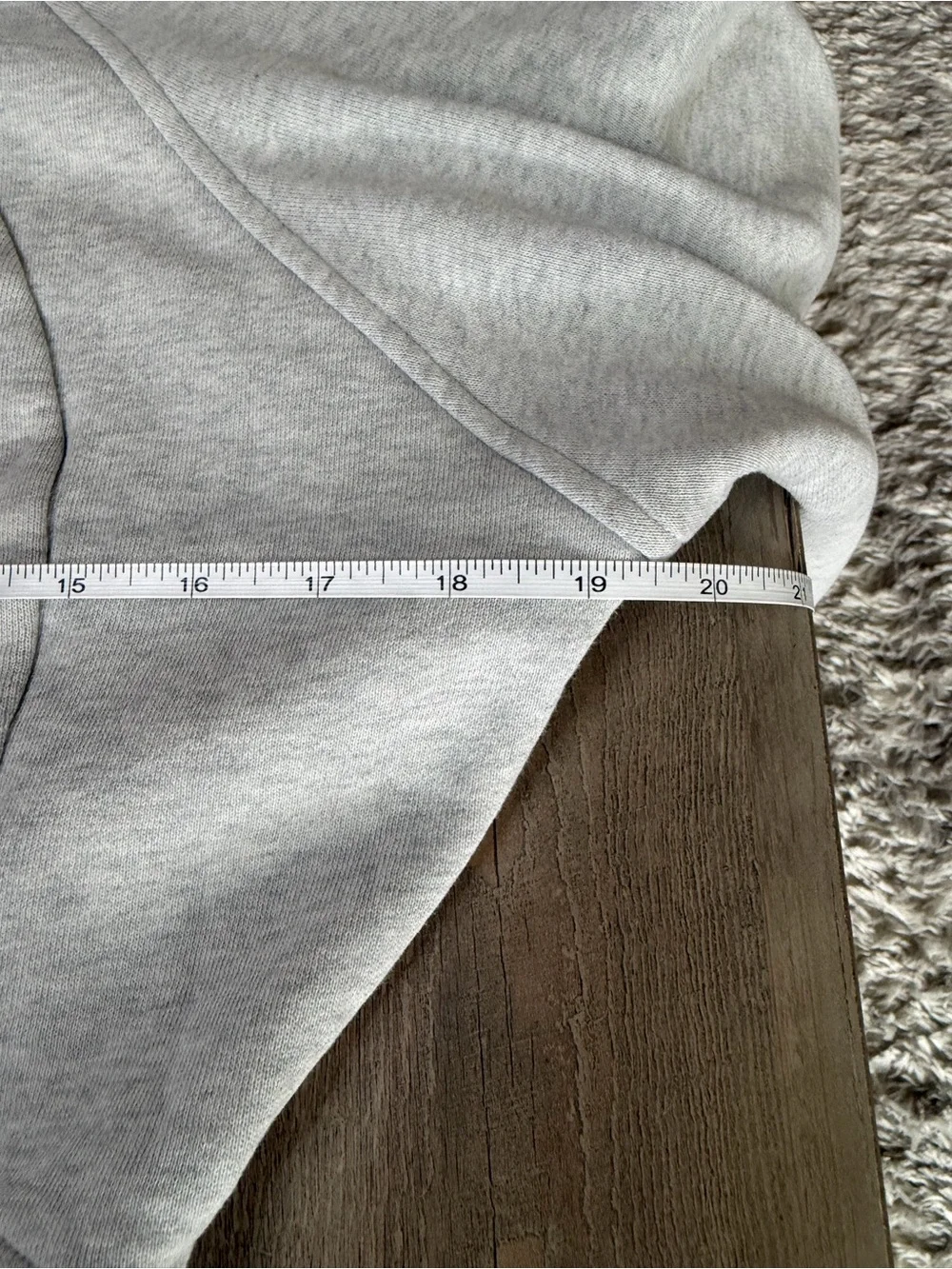Lululemon Heathered Light Grey Cropped Scuba Full-Zip Hoodie (best for size 4-6)
